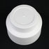 3-Piece White Plastic Planter Pot Set – Modern Pedestal Base