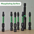 T20 Impact Screwdriver Bit Set, 10 Pieces 2”S2 Steel Magnetic #20 Torx Tips Power Driver Bit Set with Organizer Case