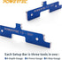 POWERTEC Router Setup Blocks Woodworking 7PC Set, Router Depth Gauge, Aluminum Routers Setup Bars, Spacer Blocks, Height Gauge Set for Table Saw, Band Saw, Measuring Bars, 2 Sets, 71579-P2