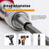 8Pcs Drill Bit Extensions, Cr-V Magnetic Drill Bit Extension Set, 1/4 Inch Hex Shank, 2/4/6 Inch Lengths, for Impact Driver w 2Pcs 2.5cm Phillips Screwdriver Bit