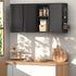 Coolsun Garage Wall Cabinet, 26" H Metal Wall Cabinet with Lockable Doors and Adjustable Shelf, Wall Mounted Metal Storage Cabinets for Garage Assembly Required (26" H Black)