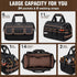 16.5-Inch Heavy Duty Tool Bags for Men, 34-Pockets Large Tool Bag with Adjustable Shoulder Strap, Portable Tool Bag Organizer for Electricians Mechanics Carpenters Construction Workers HVAC
