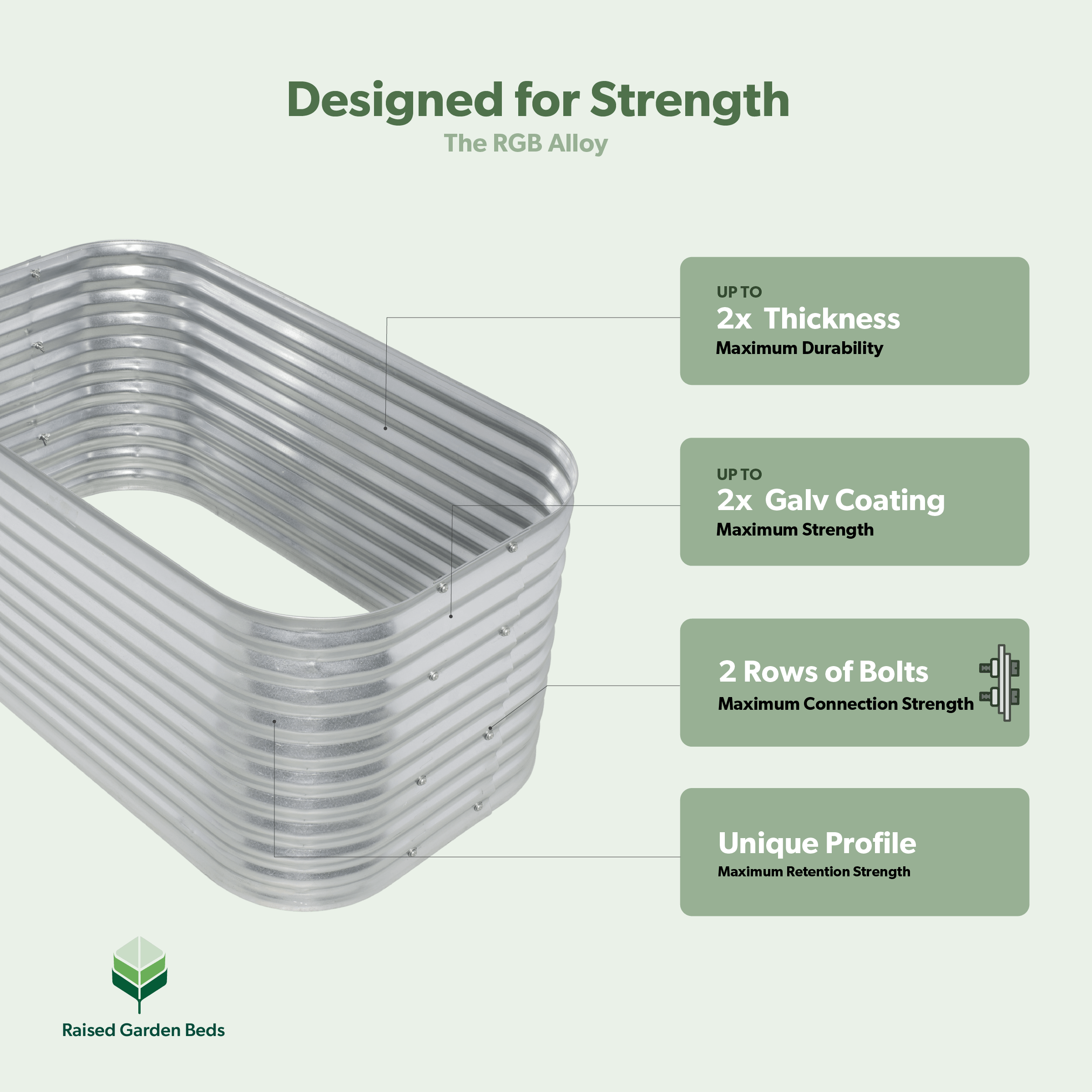 Discover Mini — 22" High — Raised Garden Bed [At Cost]