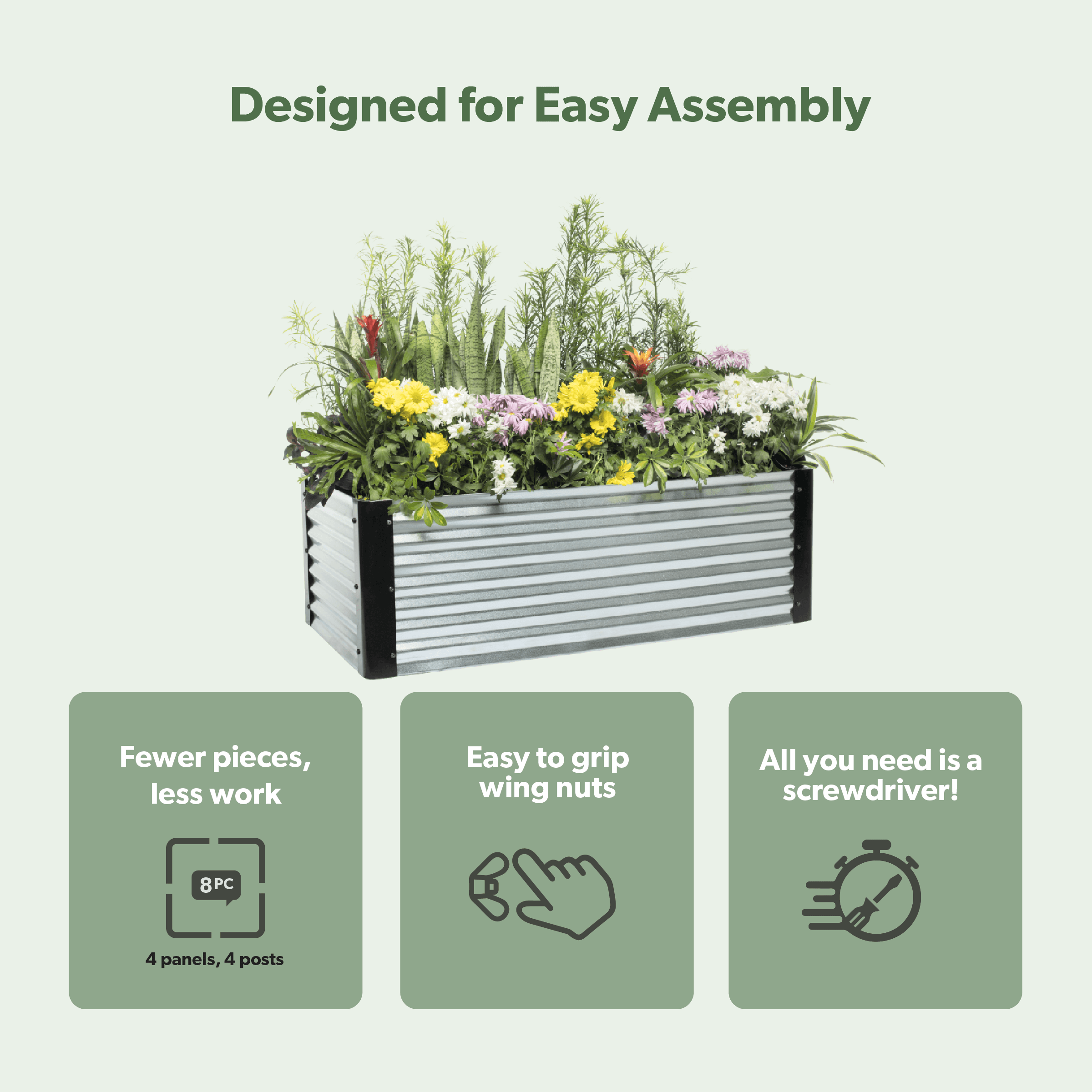 Oasis+ — 16" High — Raised Garden Bed