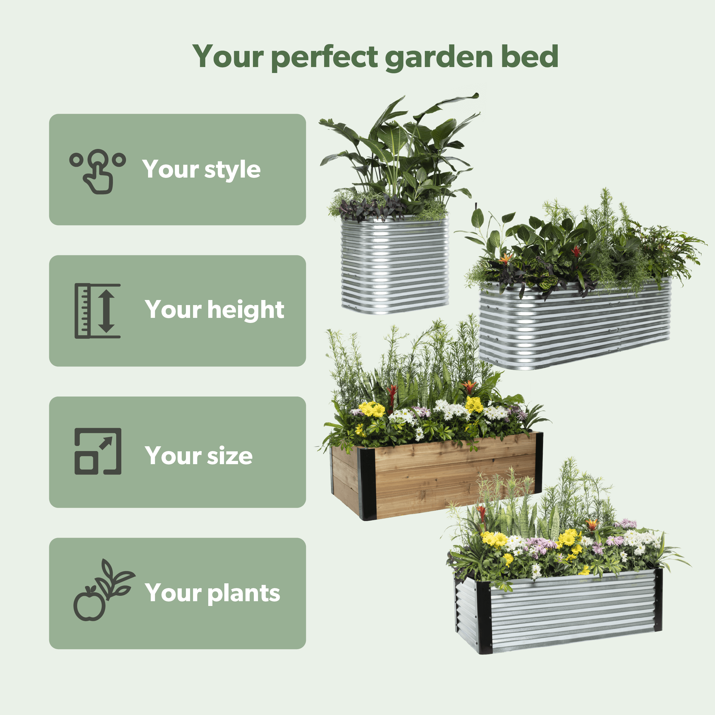 Discover Mini — 22" High — Raised Garden Bed [At Cost]