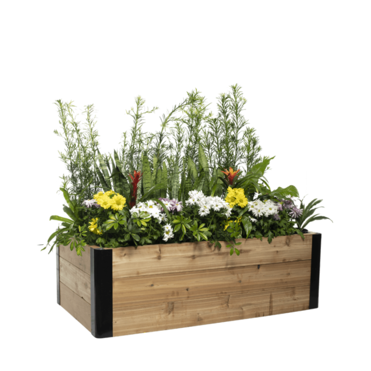 Bloom Corner Posts — DIY Wooden Raised Garden Bed Kit